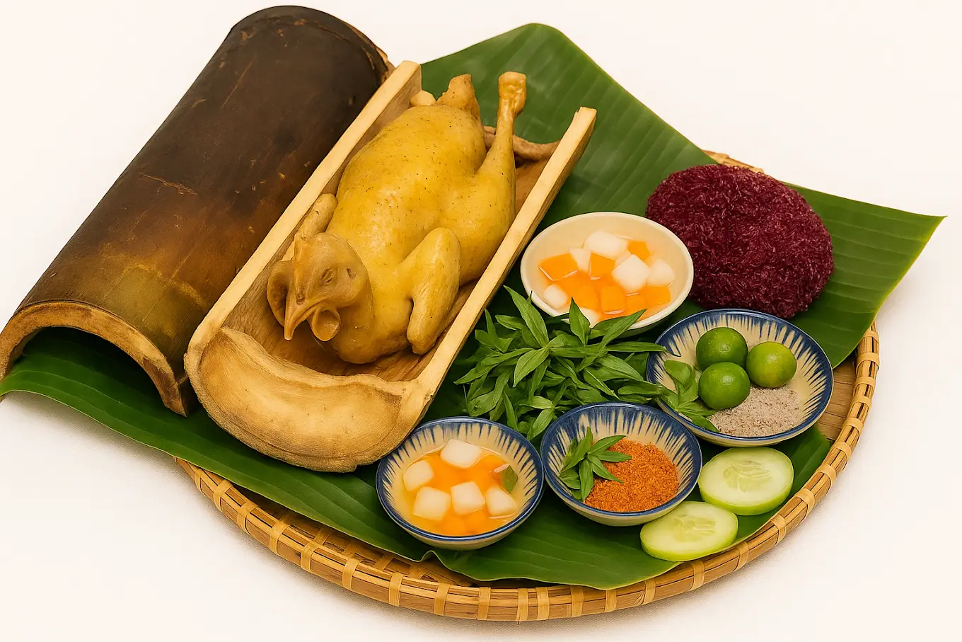 Gà Nướng Ống Tre Ganu - 196 Nguyễn Tất Thành, Hoàng Mai