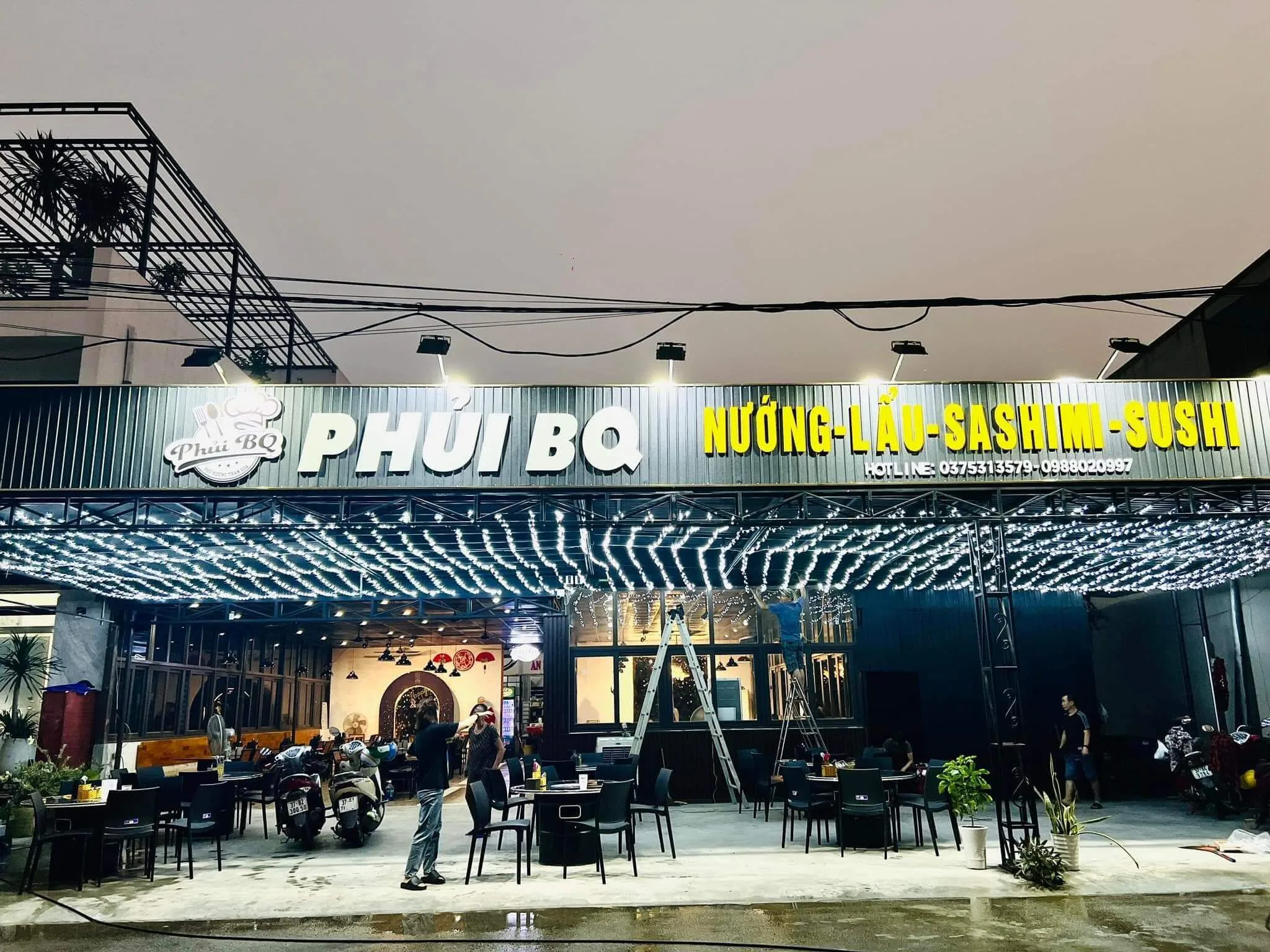 Phủi PQ - Phố nướng than hoa - Thái Hòa