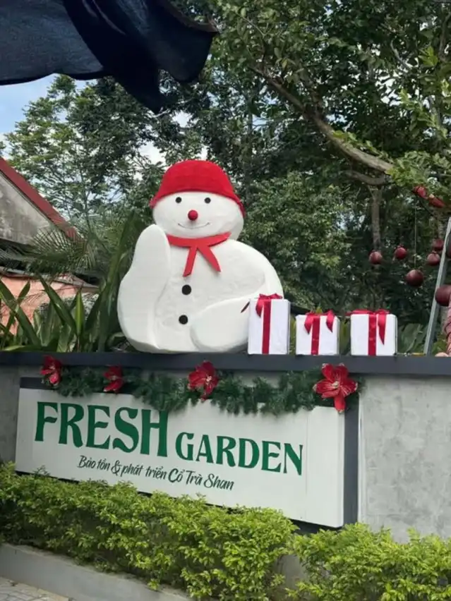 quán cafe decor Noel 2025 tại Nghệ An