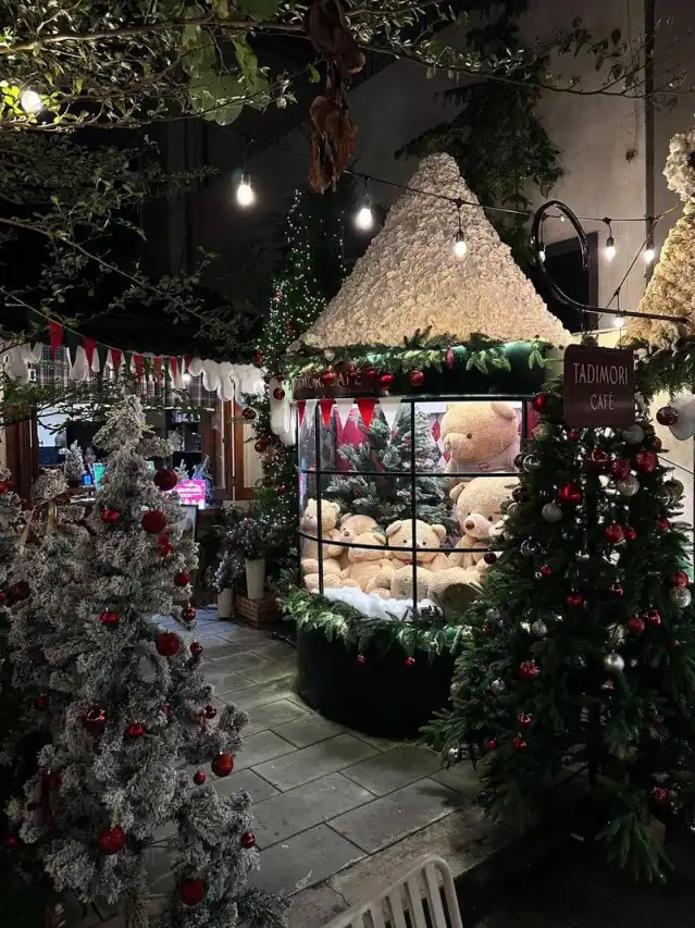 quán cafe decor Noel 2025 tại Nghệ An