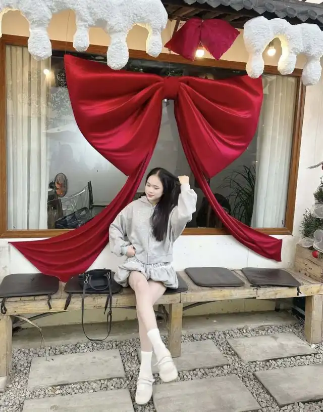 quán cafe decor Noel 2025 tại Nghệ An